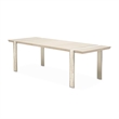 Lotus Bay Narrow Rectangular Dining Table - Sand