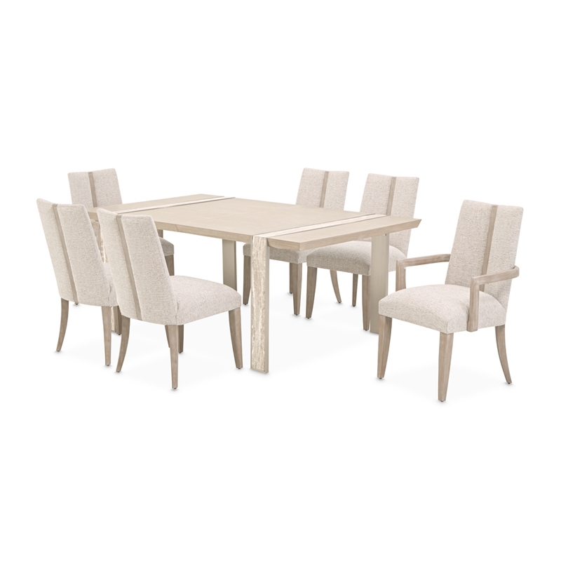 Lotus Bay Wide Rectangular Dining Table - Sand