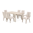 Lotus Bay Wide Rectangular Dining Table - Sand