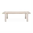 Lotus Bay Wide Rectangular Dining Table - Sand