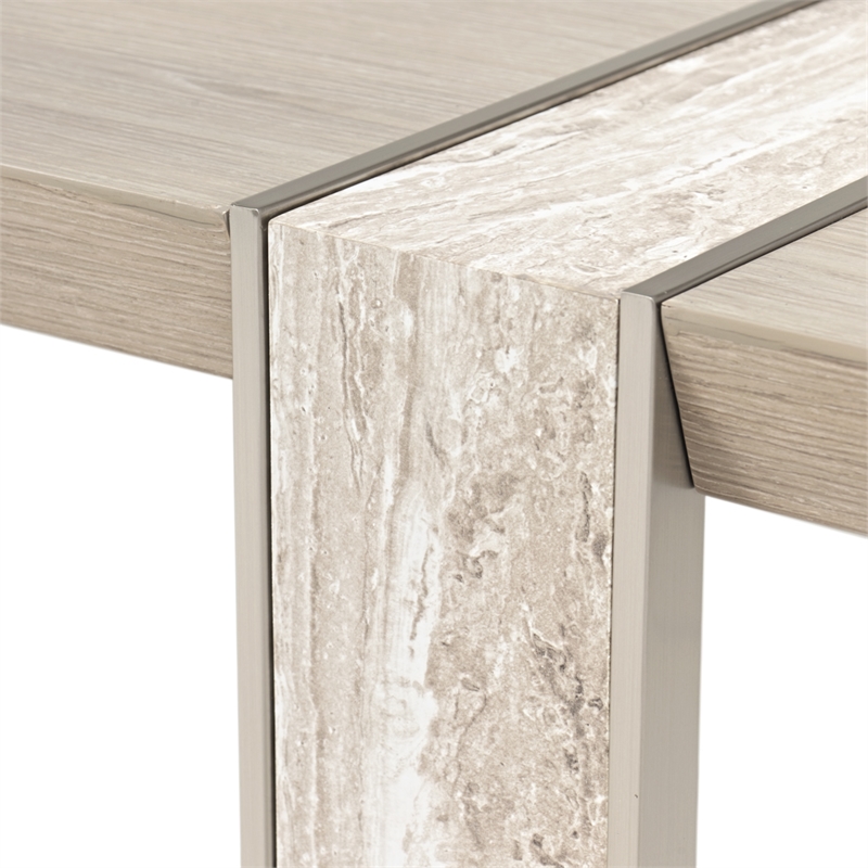 Lotus Bay Wide Rectangular Dining Table - Sand
