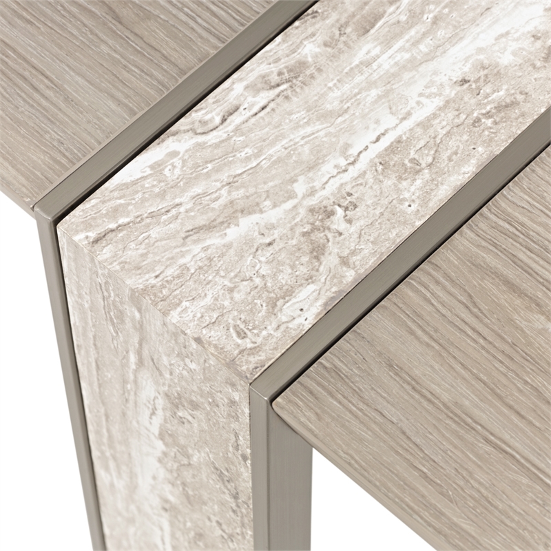 Lotus Bay Wide Rectangular Dining Table - Sand