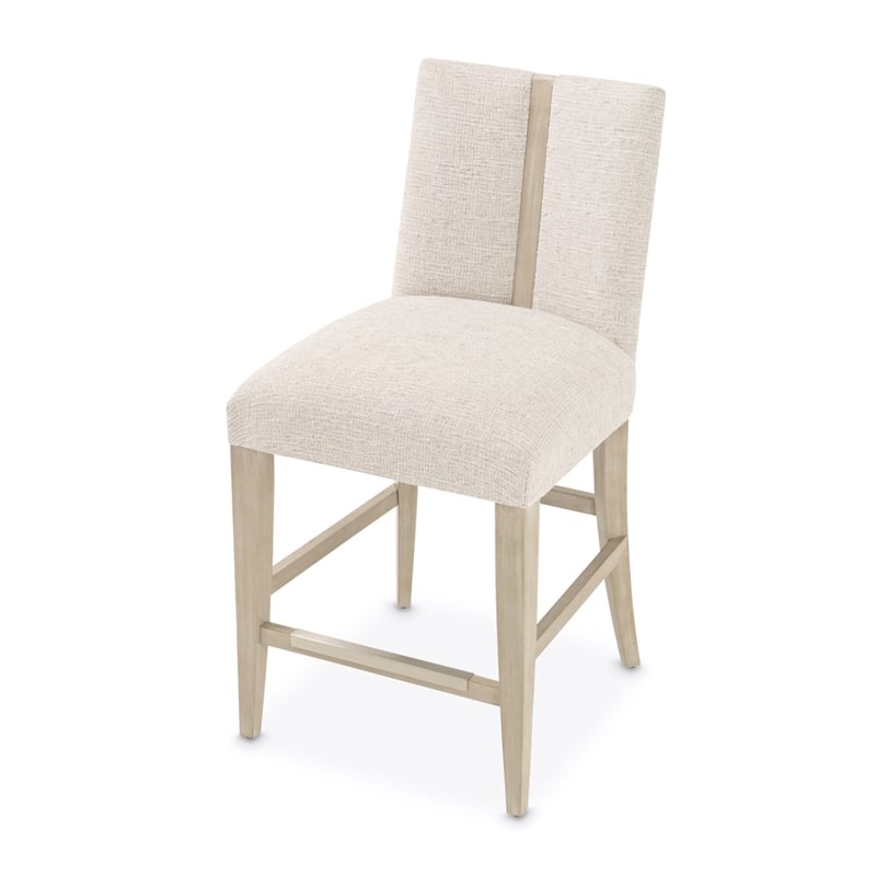 Lotus Bay Bar-Height Gathering Chair - Tusk/Sand