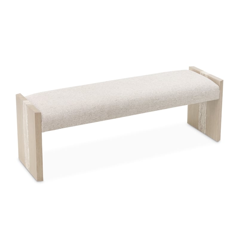 Lotus Bay Accent Bench - Tusk/Sand