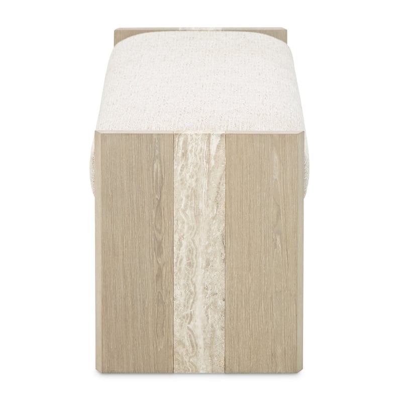 Lotus Bay Accent Bench - Tusk/Sand