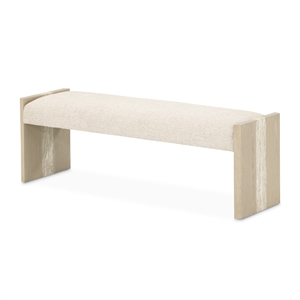 Lotus Bay Accent Bench - Tusk/Sand