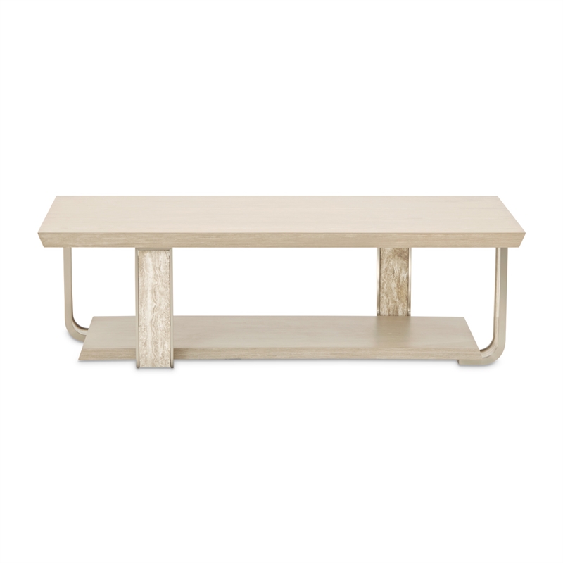 Lotus Bay Rectangular Cocktail Table - Sand