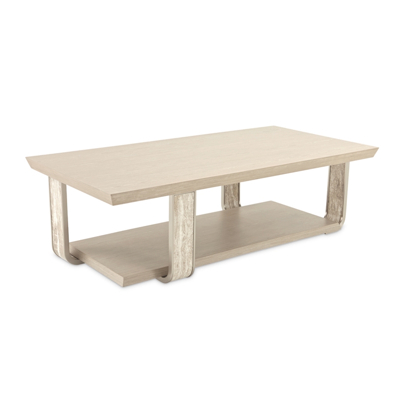 Lotus Bay Rectangular Cocktail Table - Sand