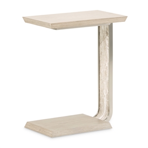 Lotus Bay C-Shaped Accent Table - Sand