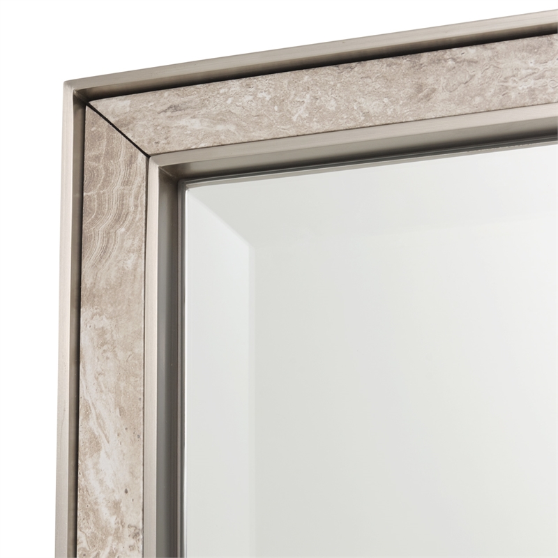 Lotus Bay Wall Accent Mirror - Sand