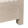 Lotus Bay Twin Panel Bed with LED Lights - Sand