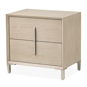 Lotus Bay Large 26&quot Wide Nightstand - Sand
