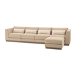 Portrait 5-Piece Modular Sectional - Toffee/Sienna Brown