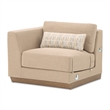 Portrait 5-Piece Modular Sectional - Toffee/Sienna Brown
