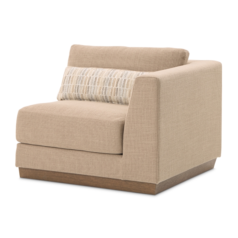 Portrait 5-Piece Modular Sectional - Toffee/Sienna Brown