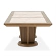 Portrait Wide Rectangular Dining Table - Sienna Brown