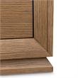 Portrait Display Cabinet with LED Lighting - Sienna Brown
