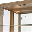 Portrait Display Cabinet with LED Lighting - Sienna Brown