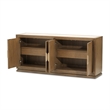 Portrait Sideboard with LED Lights - Sienna Brown
