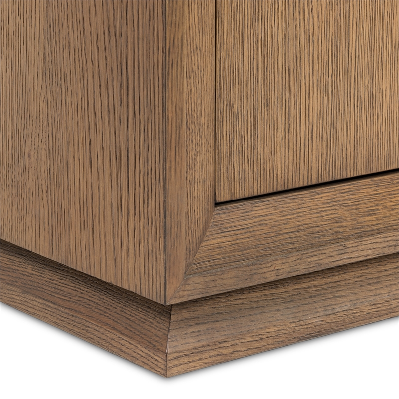 Portrait Sideboard with LED Lights - Sienna Brown