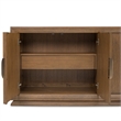 Portrait Sideboard with LED Lights - Sienna Brown