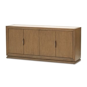 Portrait Sideboard with LED Lights - Sienna Brown