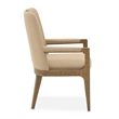 Portrait Dining Arm Chair - Set of 2- Toffee/Sienna Brown