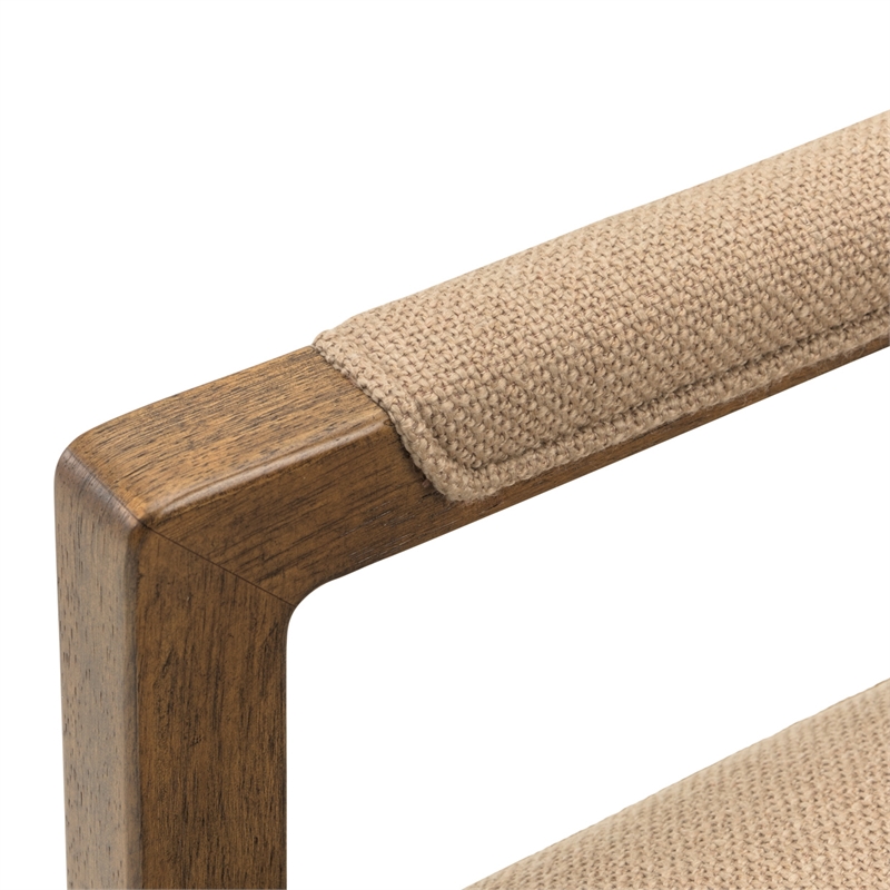 Portrait Dining Arm Chair - Set of 2- Toffee/Sienna Brown
