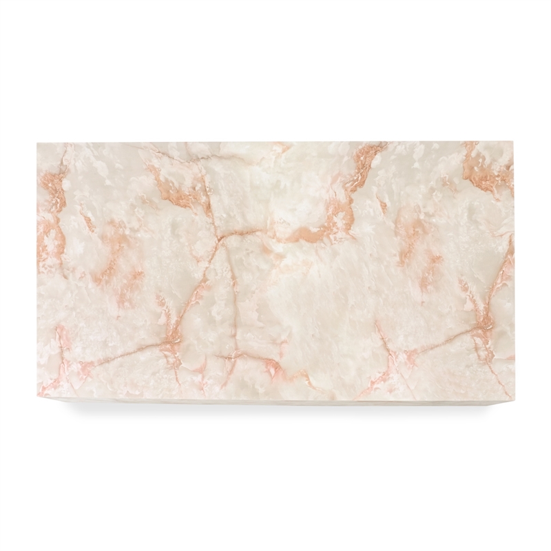 Portrait Rectangular Cocktail Table - Sienna Brown