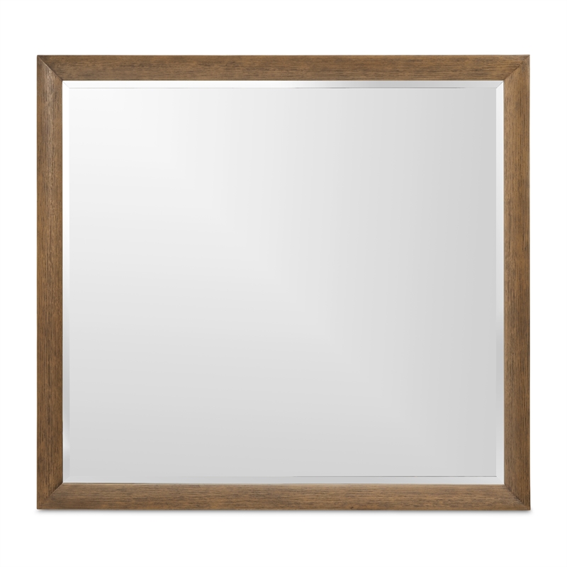 Portrait Wall Accent Mirror - Sienna Brown