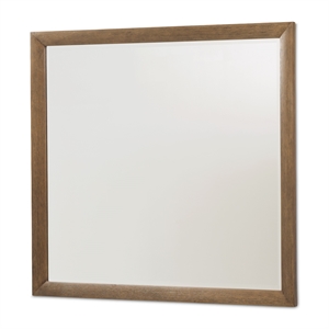 Portrait Wall Accent Mirror - Sienna Brown