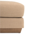 Portrait Square Ottoman - Toffee/Sienna Brown