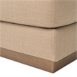 Portrait Square Ottoman - Toffee/Sienna Brown