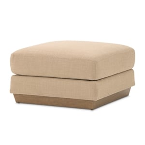 Portrait Square Ottoman - Toffee/Sienna Brown