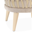 La Rachelle Chenille Flame Accent Chair - Lustre/Champagne