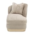 La Rachelle Chenille Chaise - Lustre/Champagne