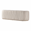 Gineverra Boucle 3-Seater Sofa - Biscotti/Ivory Gold
