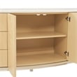 Camellia Field Dresser & Mirror - Caramel