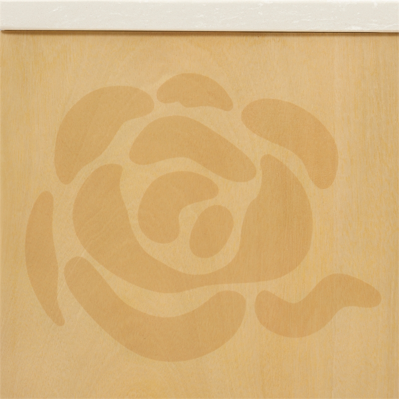 Camellia Field Nightstand - Caramel