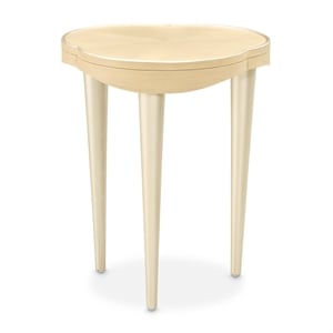 Camellia Field Chairside Accent Table - Caramel