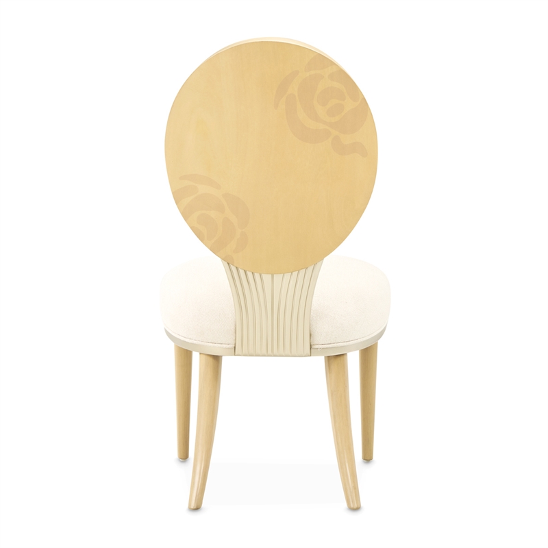 Camellia Field Dining Side Chair - Set of 2 - Cornsilk/Caramel