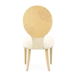 Camellia Field Dining Side Chair - Set of 2 - Cornsilk/Caramel