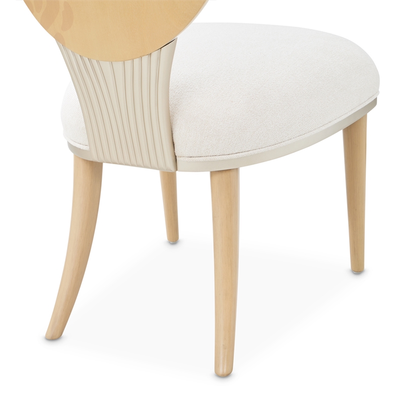 Camellia Field Dining Side Chair - Set of 2 - Cornsilk/Caramel