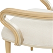 Camellia Field Dining Arm Chair - Set of  2 - Cornsilk/Caramel