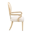 Camellia Field Dining Arm Chair - Set of  2 - Cornsilk/Caramel