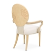 Camellia Field Dining Arm Chair - Set of  2 - Cornsilk/Caramel