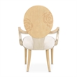 Camellia Field Dining Arm Chair - Set of  2 - Cornsilk/Caramel