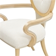 Camellia Field Dining Arm Chair - Set of  2 - Cornsilk/Caramel