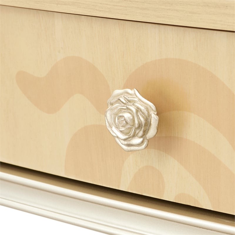 Camellia Field Vanity with Mirror - Caramel