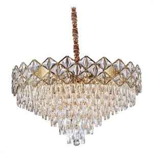 Regalia 21-Light Crystal Chandelier - Gold
